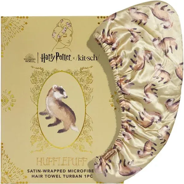 Harry Potter Satin-Wrapped Hair Towel