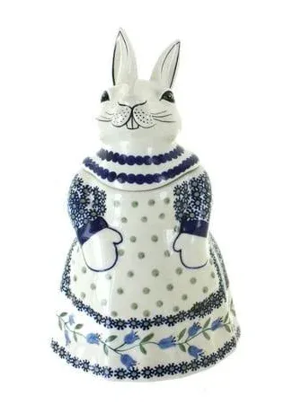 Mathis Home Tulip Rabbit Cookie Jar