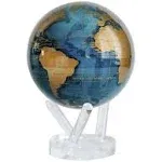 Mova Globe Blue and Gold 6"