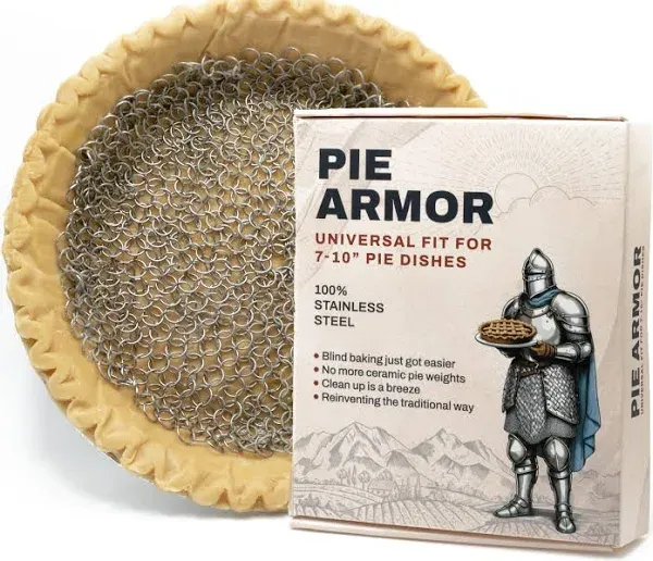 BakeBarn Pie Armor Universal Fit Pie Weight for 7-10 inch Pies