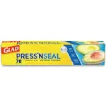 Glad Press'n Seal Food Plastic Wrap, 70 Square Foot Roll, 12/Carton