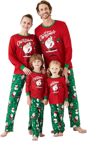 PATPAT Matching Christmas Pjs for Family Sleepwear Sets Christmas Pajamas For Family