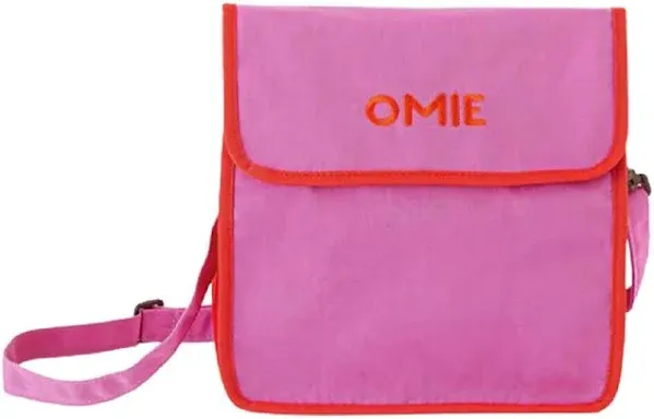 Omie OmieBox Lunch Bag - Washable, Foldable, Durable, WaterResistant Fabric with Interior Pocket and External Bottle Holder.