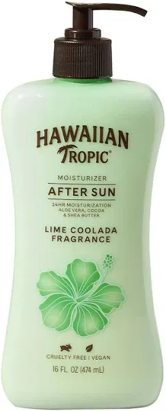 Hawaiian Tropic Lime Coolada After Sun Moisturizer - 16oz.