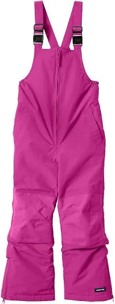 Kids Lands' End Slim Squall Waterproof Insulated Iron Knee Snow Bibs