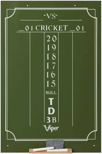 GLD Products Viper Large Cricket Chalk Scoreboard