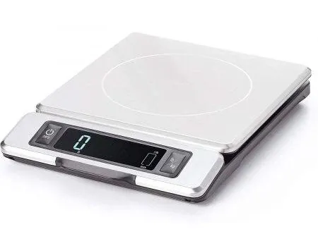 OXO Good Grips 11 Pound Food Scale with Pull-Out Display, Stainless Steel