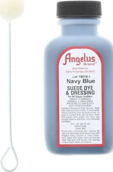 Angelus Suede Dye, 3 oz, Dark Red