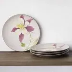 Colorwave Set of 4 Floral Accent Plates