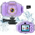 Agoigo Kids Waterproof Underwater Camera Toys for 3-12 Year Old Boys G