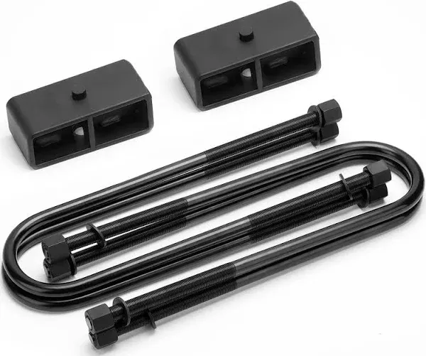 2&#034; Rear Lift Kit for 1999-2010 F250 F350 Super Duty 2WD/4WD - Blocks &amp; U-Bolts