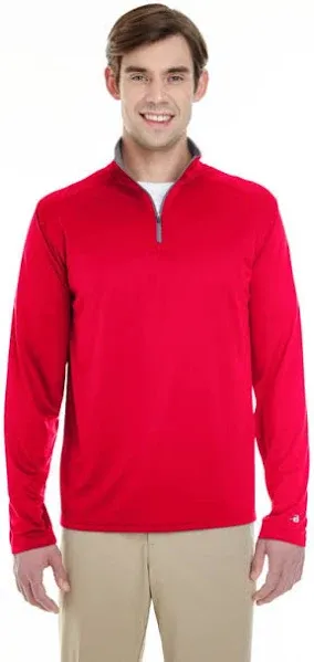 Badger Men's B-Core Quarter-Zip Pullover