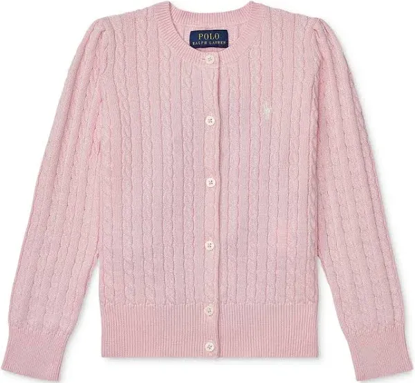 Polo Ralph Lauren Cable-Knit Cotton Cardigan Girls