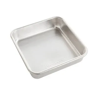 Nordic Ware - 47500 Nordic Ware Naturals Aluminum Commercial 8" x 8" Square Cake Pan, 8 by 8 Inches, Silver