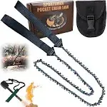 Sportsman Pocket Chainsaw 36 inch Long Chain Free Fire Starter Best Compact