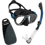 Cressi Evo Big Eyes Alpha Ultra Dry Snorkeling Set Grey