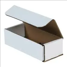 AVIDITI Small Shipping Boxes 7"L x 3"W x 2"H, 50-Pack | Cardboard Box Crush-Proof Carton for Mailing, Storing, Package, Gifts, Crafts, Business or Home, White 7x3x2 732