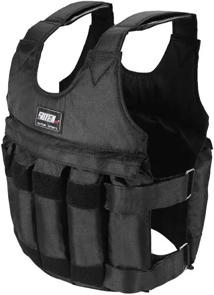 Adjustable Weighted Vest 0-110lbs,Weight Ves,Body Weight Vest for Men Women,Strength Training Workout Vest for Running Pushups Squats,Pockets On the