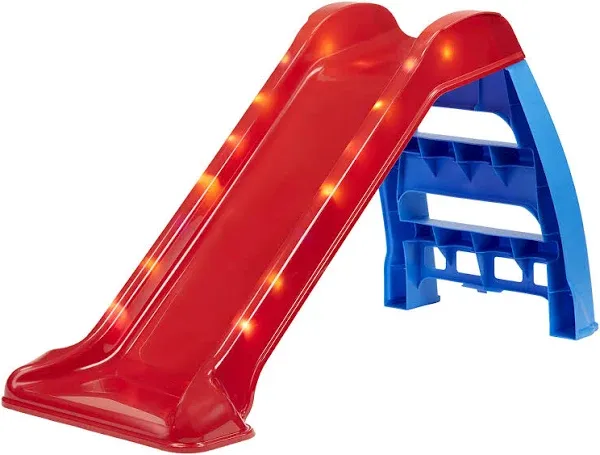 Little Tikes Light up First Slide Indoor Outdoor Playground Slide, Folding Easy 