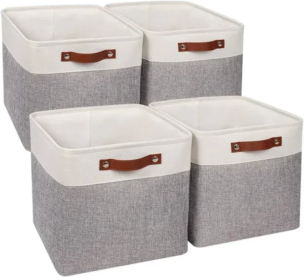 Univivi Foldable Fabric Storage Baskets