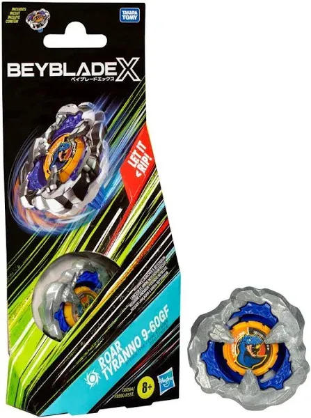 Beyblade X Roar Tyranno Top Booster Pack Set