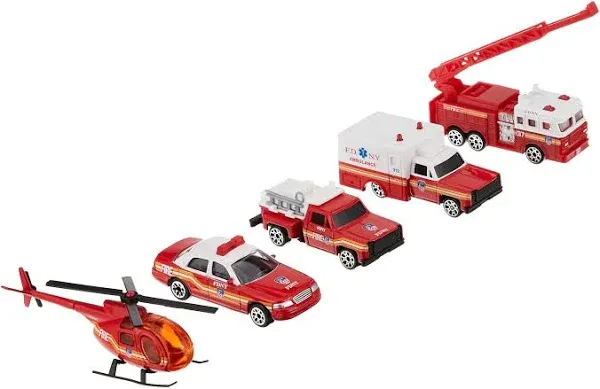 Daron FDNY Vehicle Gift Set, 5-Piece