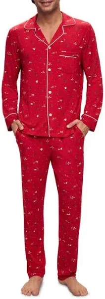 Eberjey Men's William Printed Long PJ Set