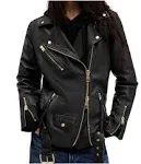 Billie Leather Oversized Biker Jacket