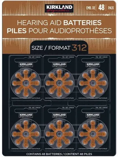 Kirkland Signature Hearing Aid Batteries