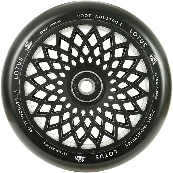 Root Industries 120mm X 30mm Lotus Wheels - Black (Pair)