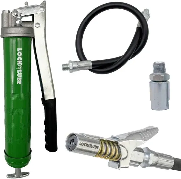 LockNLube Lever Grip Grease Gun