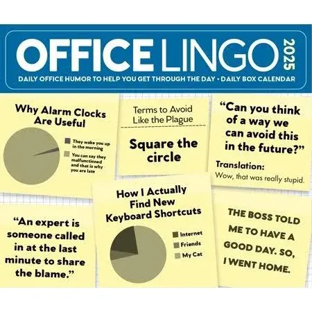 Office Lingo 2025 Box Calendar