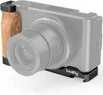 SmallRig L-Shape Wooden Grip with Cold Shoe For Sony ZV1 Camera 2936