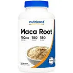 Nutricost Maca Root (Lepidium meyenii) 750mg, 180 Capsules, 180 Servings