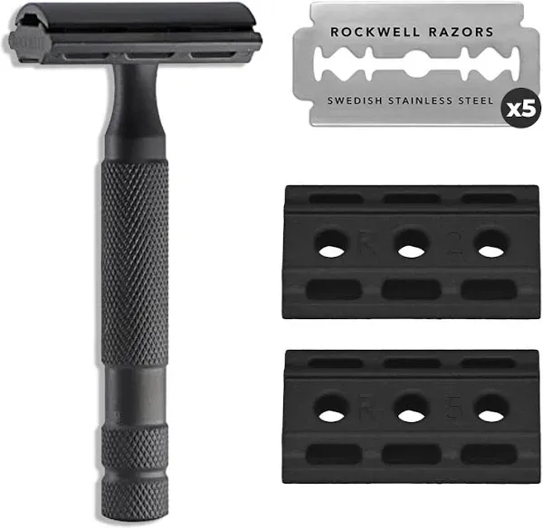 Rockwell 6S Stainless Steel Safety Razor Adjustable