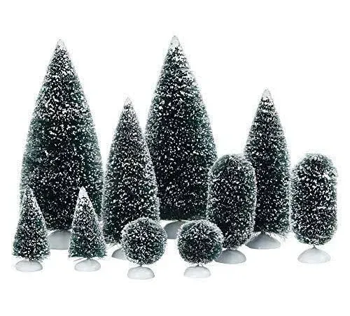 Department 56 Village Collections Bag-O-Frosted Topiaries Tree