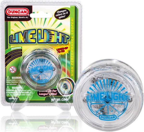 Duncan Limelight Light-Up Yo-Yo Beginner Level Yo-Yo LED Lights Sealed Toy Gift