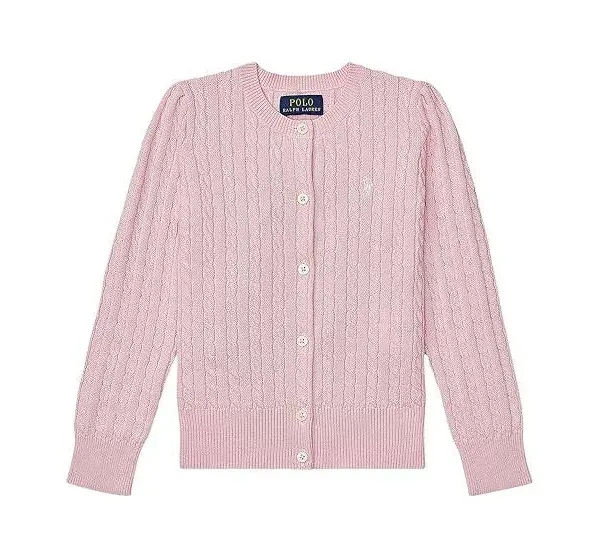 Polo Ralph Lauren Cable-Knit Cotton Cardigan Girls