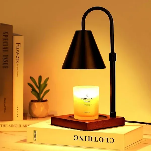 Modern Candle Warmer Lamp with Timer, Adjustable Dimmable Candle Lamp Warmer, Wo