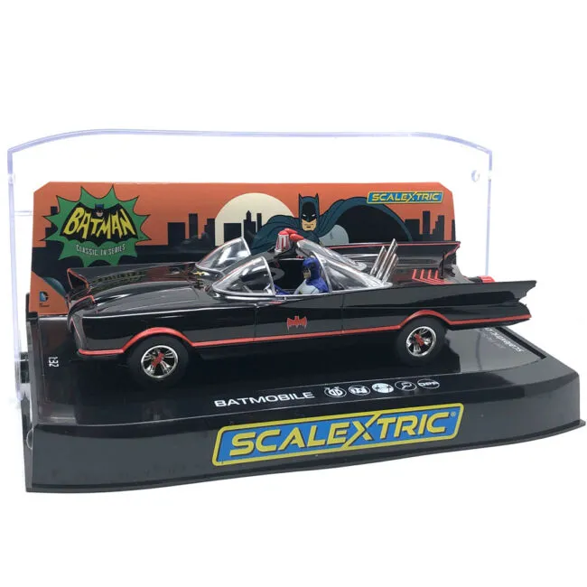 NEW Scalextric C4175 Batmobile 1966 TV Series 1/32 Slot Car FREE US SHIP