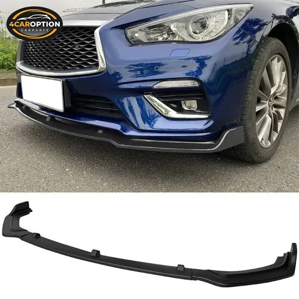 Ikon Motorsports Front Bumper Lip for Infiniti Q50 Base/ Non-Sport Models