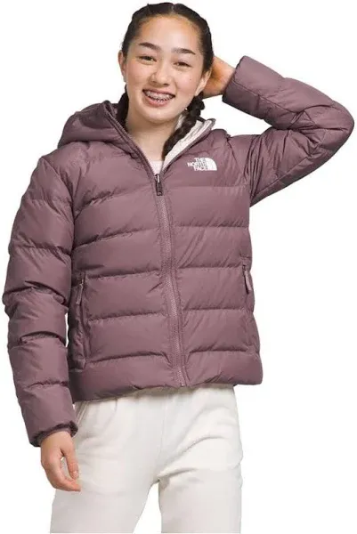 The North Face Girls' Reversible North Down Hooded Jacket