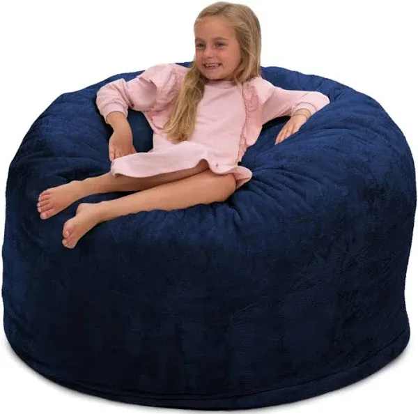 Ultimate Sack 4000 (4 ft.) Bean Bag Chair - Purple Suede