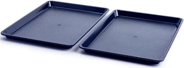 Blue Diamond Nonstick 13 inch x 18 inch Cookie Sheet 2 Piece Set