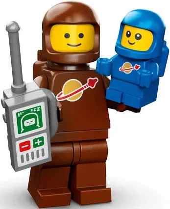 Lego 71037 Collectible Minifigure Series 24 BROWN ASTRONAUT &amp; SPACEBABY Sealed!