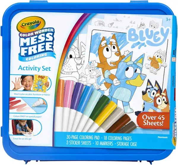 Crayola Color Wonder Bluey Coloring Kit