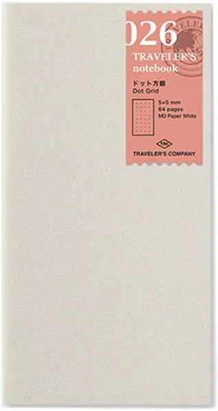 Traveler's Notebook Regular Refill 026 Dot Grid