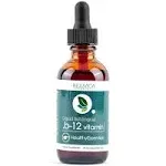 Essential B-12 Liquid B12, Supports Energy and a Healthy Nervous System - Convenient Liquid Dropper Absorbs Fast & Tastes Great