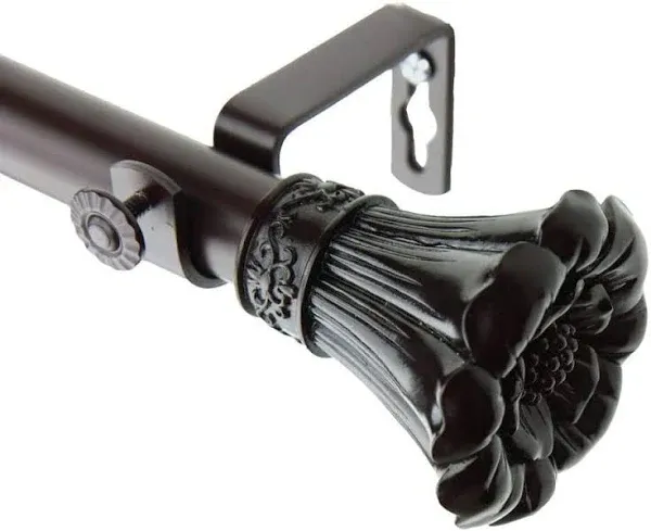 Blossom 1" Single Curtain Rod