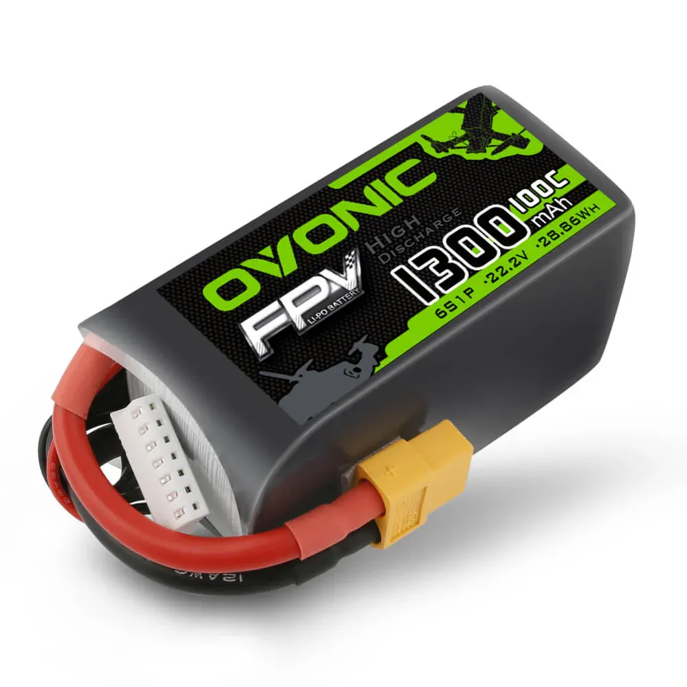 Ovonic 6S Lipo Battery 1300mAh 22.2V